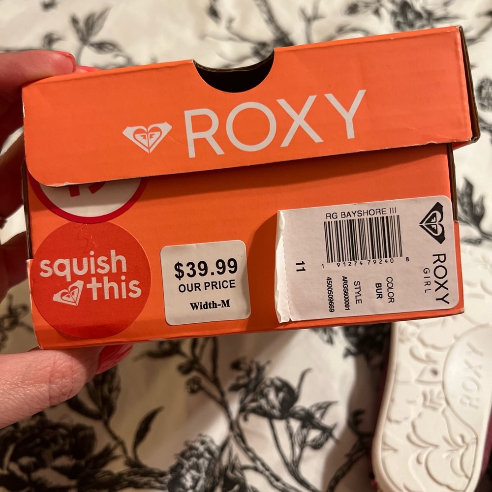💕🌼NWT Roxy shoes size little girl 11 - Picture 6 of 6